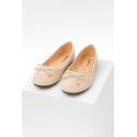 VANTING Ballerina Dame Sko - Pale Apricot