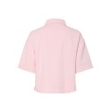 PIECES Sky kortærmet denim skjorte - Roseate Spoonbill