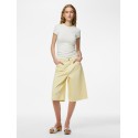 PIECES Sky denim shorts - French Vanilla