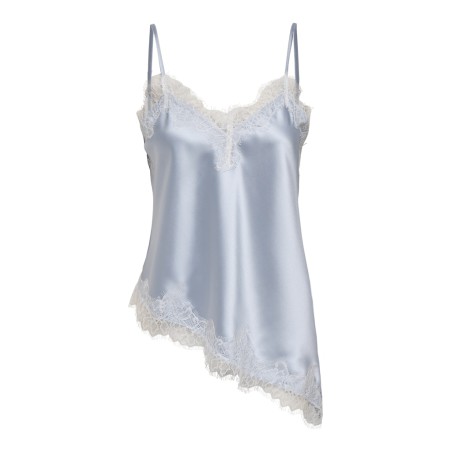 ONLY Bella Strop satin Blonde Top - Niagara Mist
