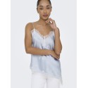 ONLY Bella Strop satin Blonde Top - Niagara Mist