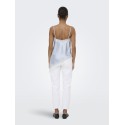 ONLY Bella Strop satin Blonde Top - Niagara Mist