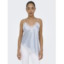 ONLY Bella Strop satin Blonde Top - Niagara Mist