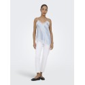 ONLY Bella Strop satin Blonde Top - Niagara Mist