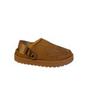 ITALIA Kids Faux Suede Slippers Med Hælrem - Camel