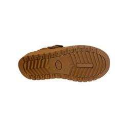 ITALIA Kids Faux Suede Slippers Med Hælrem - Camel