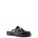 ITALIA Platform Slip-on sandaler med plateau - Sort