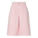 PIECES Sky denim shorts - Roseate Spoonbill