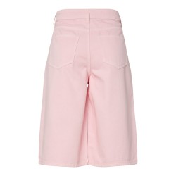 PIECES Sky denim shorts - Roseate Spoonbill
