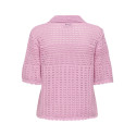 JDY Robin S/L Strik Cardigan - Bonbon