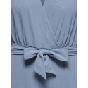 ONLY CARMAKOMA Josee Metta kortærmet jumpsuit - Faded Denim
