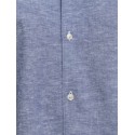 JJ REBEL Moss Sunny kortærmet hør skjorte - Faded Denim