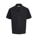 JACK & JONES Tyson kortærmet resort skjorte - Black