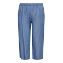 ONLY CARMAKOMA Charis Life culotte bukser - Medium blue denim