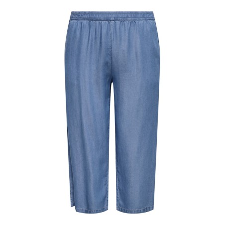 ONLY CARMAKOMA Charis Life culotte bukser - Medium blue denim