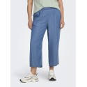 ONLY CARMAKOMA Charis Life culotte bukser - Medium blue denim
