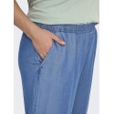 ONLY CARMAKOMA Charis Life culotte bukser - Medium blue denim