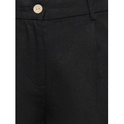 ONLY Goa lange hør shorts - Black