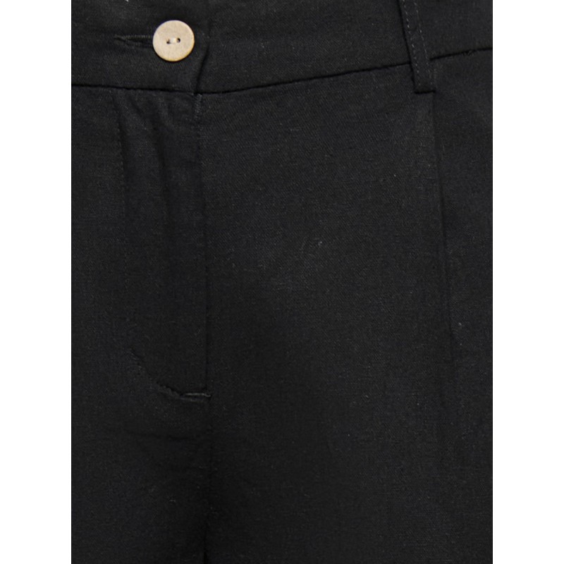 ONLY Goa lange hør shorts - Black