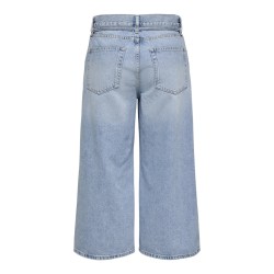 ONLY Gianna Culotte denim bukser - Medium blue denim