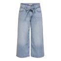 ONLY Gianna Culotte denim bukser - Medium blue denim