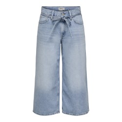 ONLY Gianna Culotte denim bukser - Medium blue denim