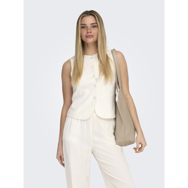 copy of ONLY Goa kortærmet hør vest - Black