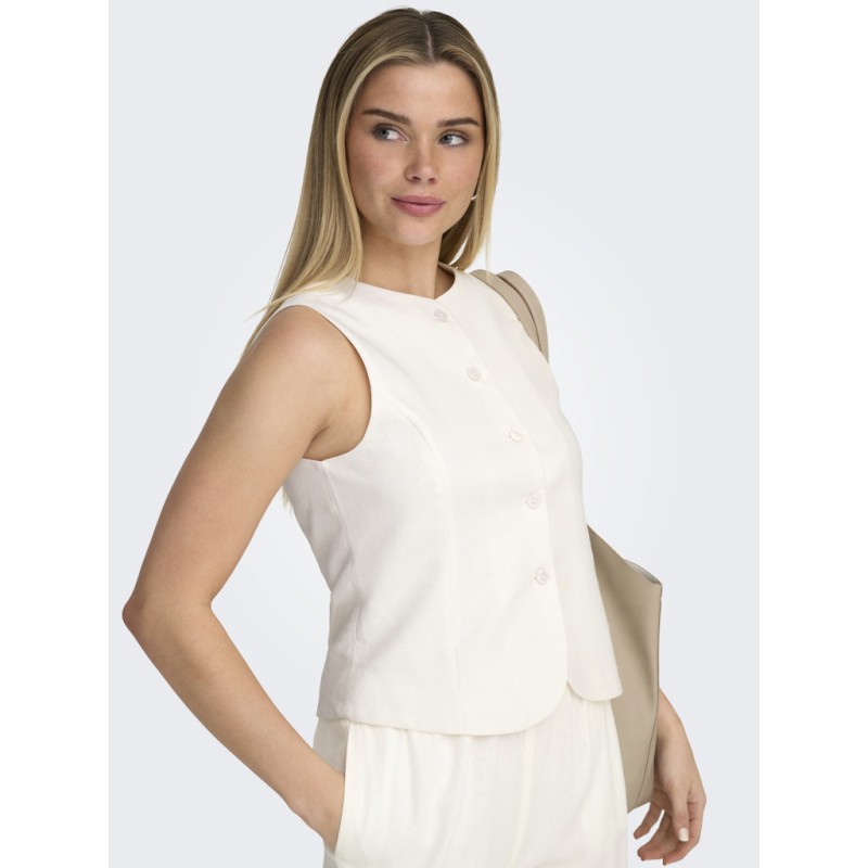 copy of ONLY Goa kortærmet hør vest - Black