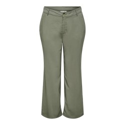 ONLY CARMAKOMA Aris Life bukser -  Smokey Olive