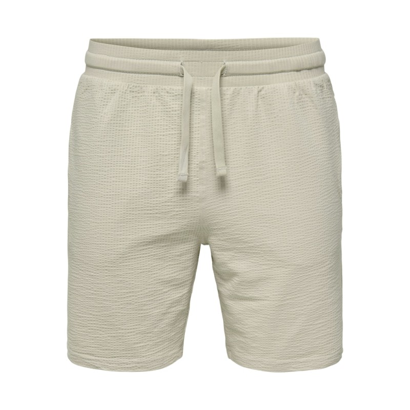 ONLY & SONS Kian Life Seers shorts - Silver Lining