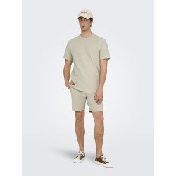 ONLY & SONS Kian Life Seers shorts - Silver Lining