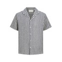 JACK & JONES Montauk kortærmet hæklet skjorte - Sky Captain