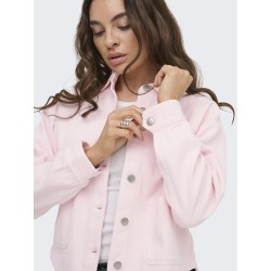 JDY Noma langærmet jakke - Chalk Pink