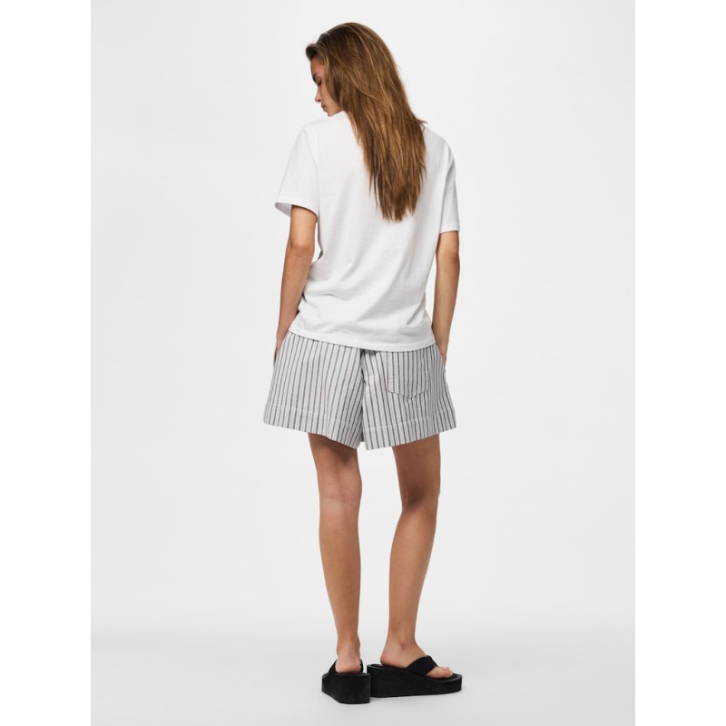 PIECES Billo pull up shorts - Cashmere Blue