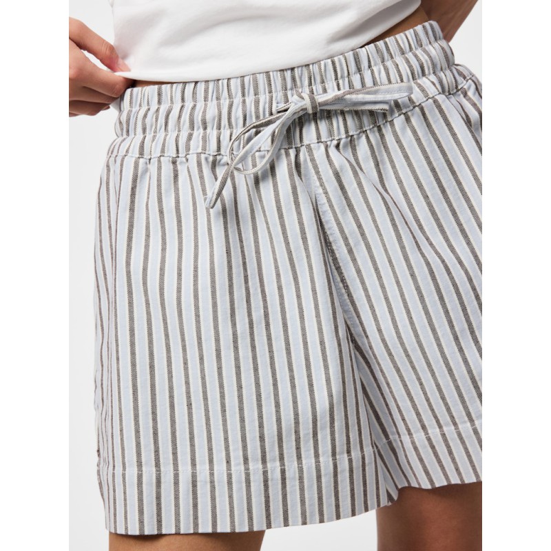 PIECES Billo pull up shorts - Cashmere Blue