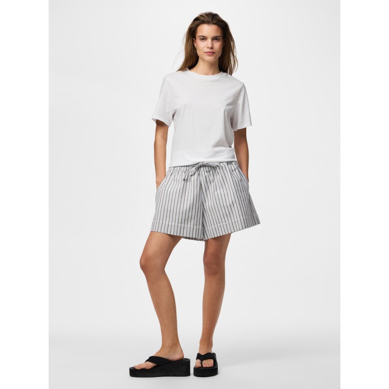 PIECES Billo pull up shorts - Cashmere Blue