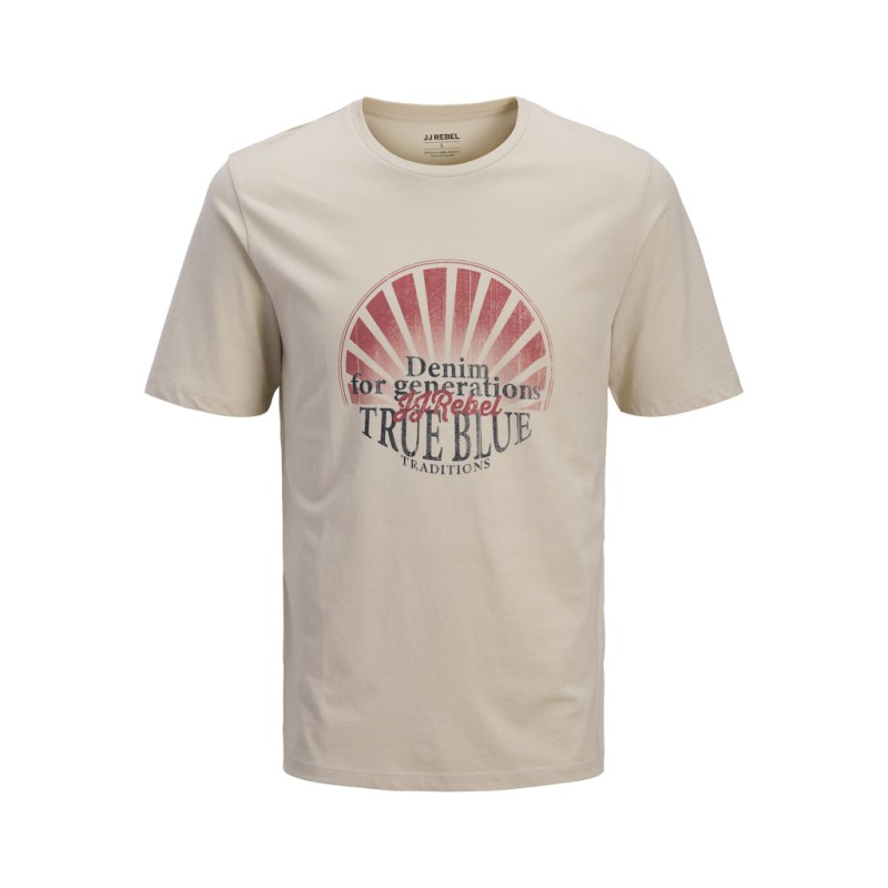 JJ REBEL Gaze kortærmet t-shirt - Bright white