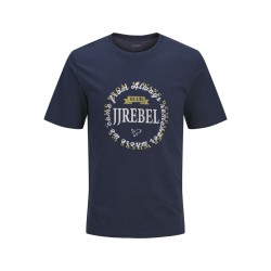 JJ REBEL Gaze kortærmet t-shirt - Navy Blazer