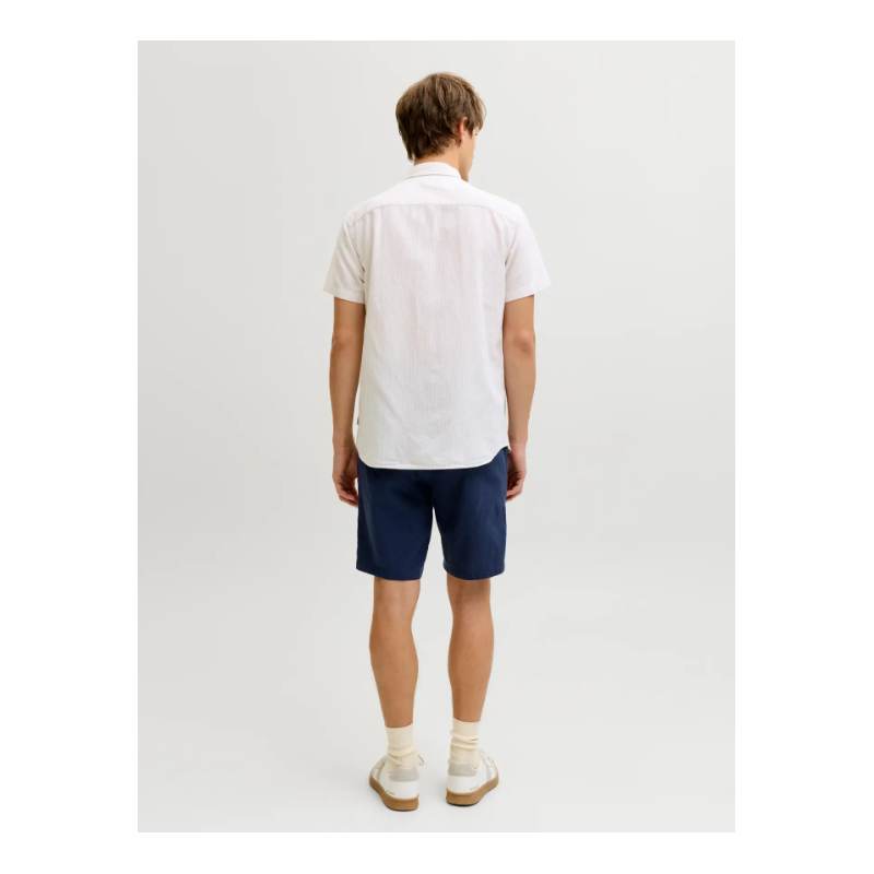 JJ REBEL Moss Sunny Hør Skjorte - Moonbeam