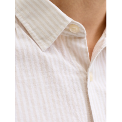 JJ REBEL Moss Sunny Hør Skjorte - Moonbeam