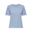 ONLY Happy S/S Rund Hals T-shirt - Cashmere Blue