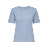 ONLY Happy S/S Rund Hals T-shirt - Cashmere Blue