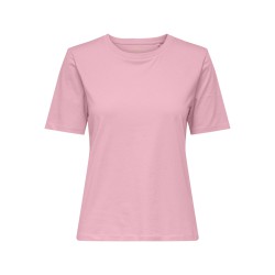 ONLY Happy S/S Rund Hals T-shirt - Romance Rose