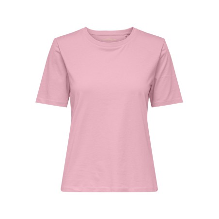 ONLY Happy S/S Rund Hals T-shirt - Romance Rose