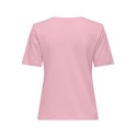 ONLY Happy S/S Rund Hals T-shirt - Romance Rose