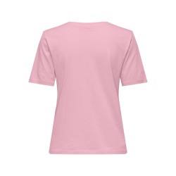 ONLY Happy S/S Rund Hals T-shirt - Romance Rose