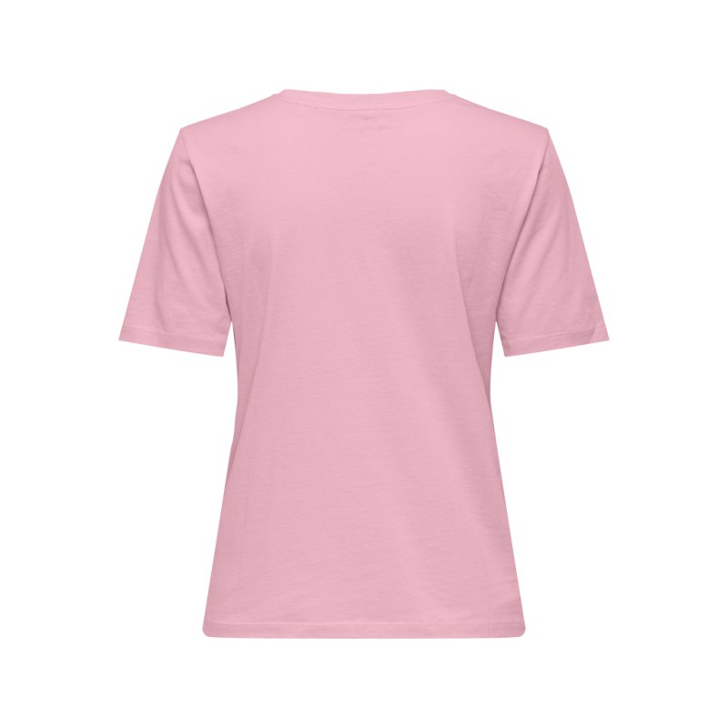 ONLY Happy S/S Rund Hals T-shirt - Romance Rose