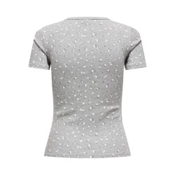 JDY Lucky kortærmet T-shirt - Chicory Coffee