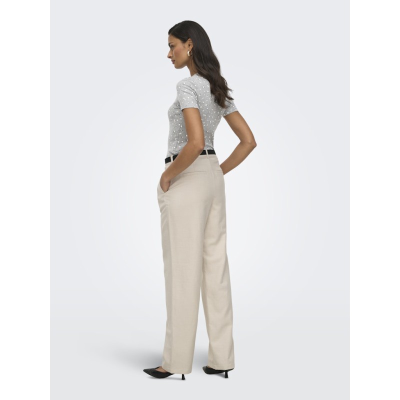 JDY Lucky kortærmet T-shirt - Chicory Coffee