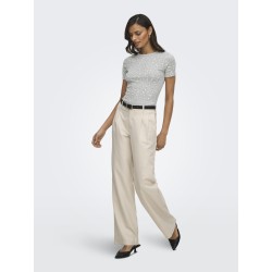 JDY Lucky kortærmet T-shirt - Chicory Coffee